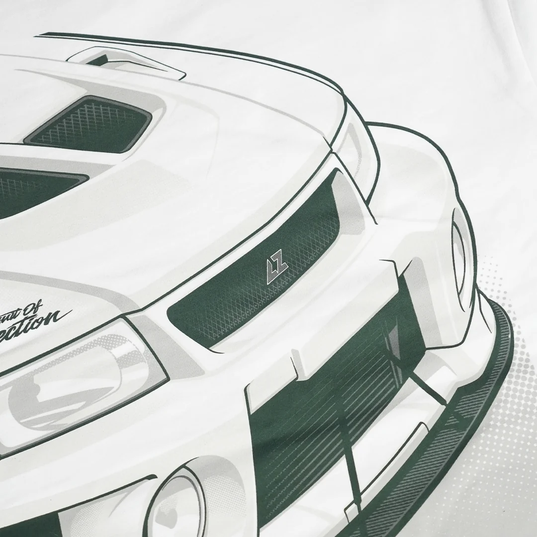 Evo Heavyweight Tee: White - Image 6