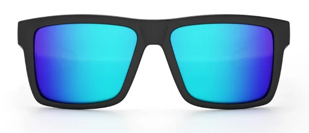 Heatwave Performance Vise Sunglasses- Black: Galaxy Blue - Image 3